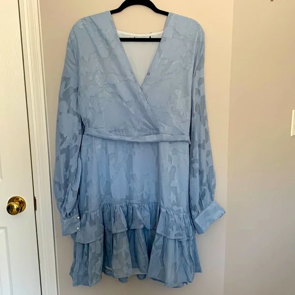 chinese dress ladies SheIn Women's Elegant Deep V Neck A Line Dress Long Sleeve Floral Lace Mini  Dresses, Navy Blue, XL : Buy Online at Best Price in KSA